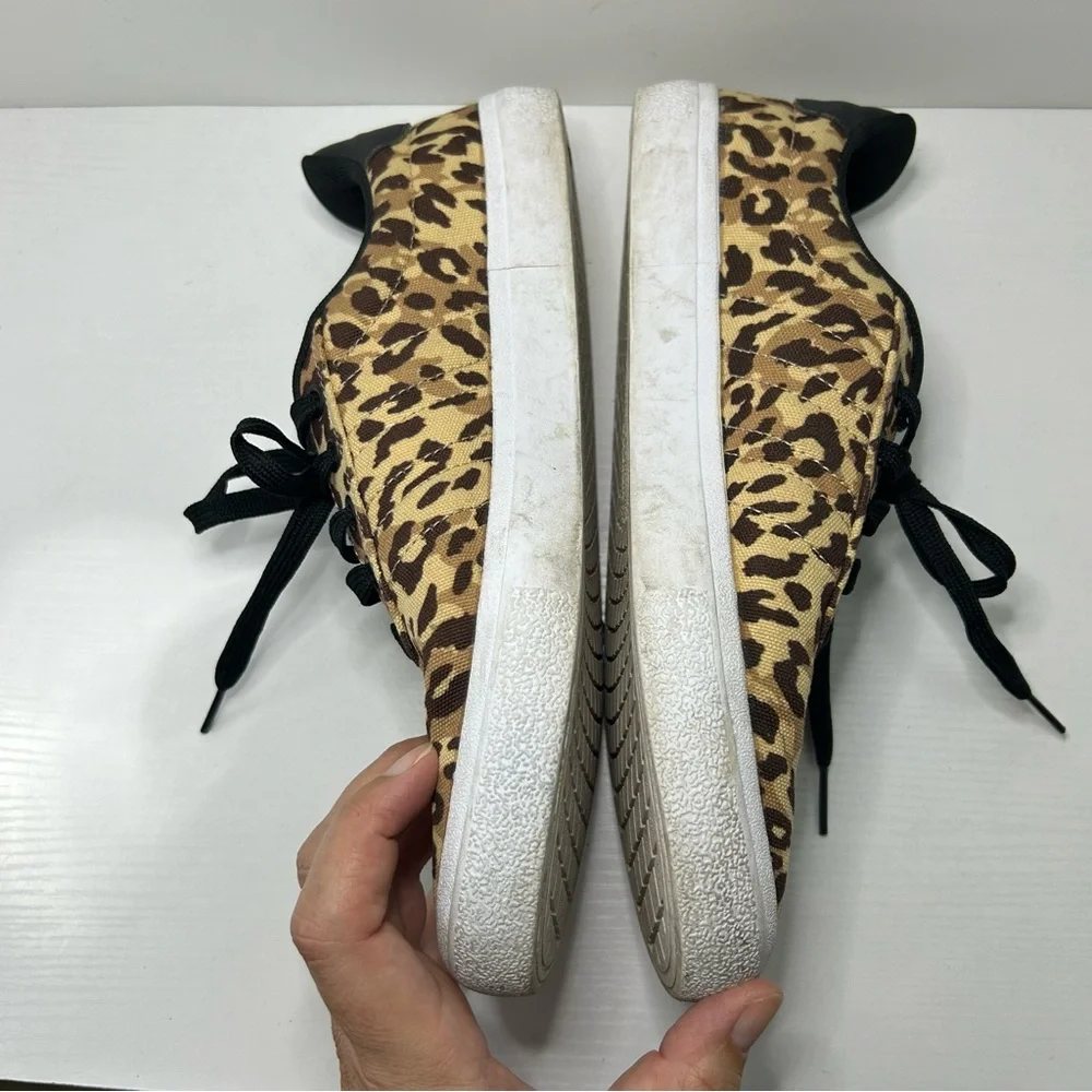 Adidas x FARM Rio Vulcraid3R Hazy Beige Leopard Print Skate Shoe Size 8